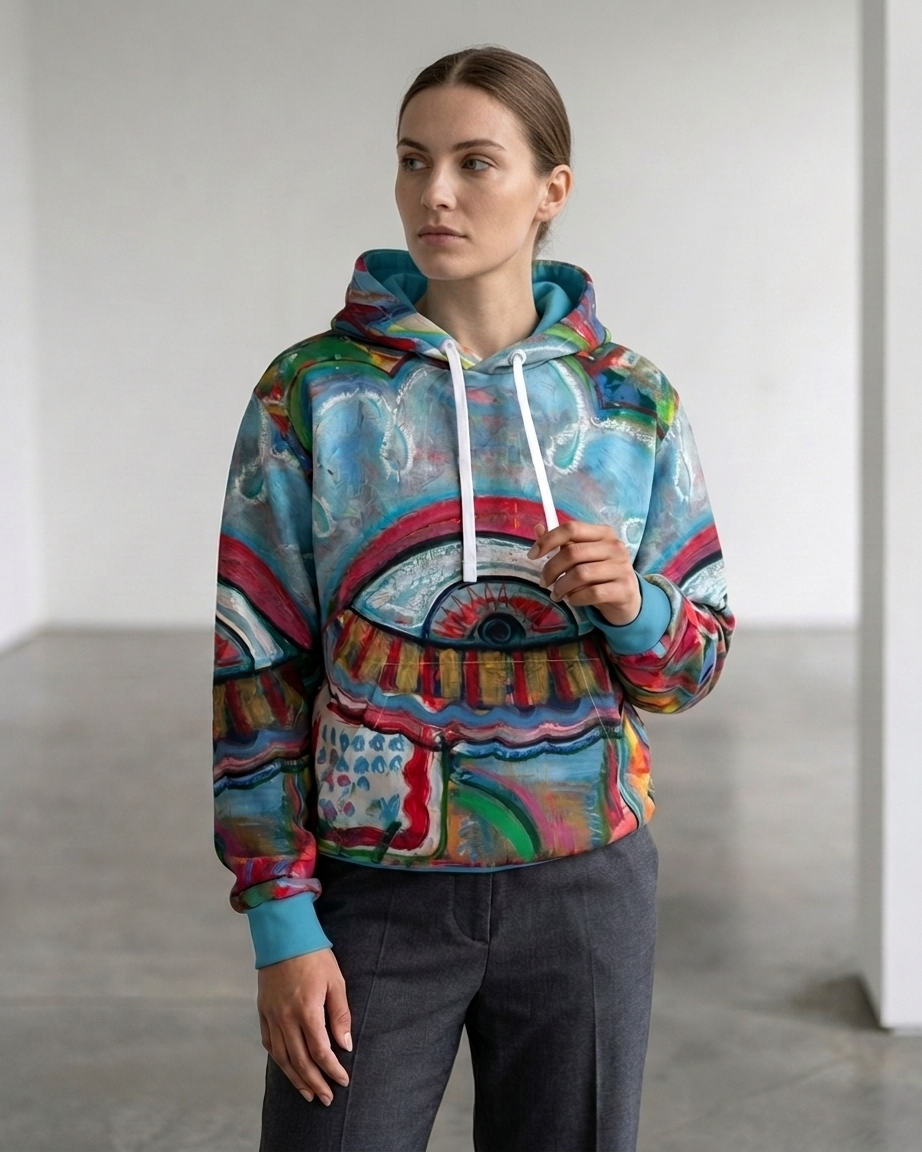Who Would've Thought Azure Global Hoodie