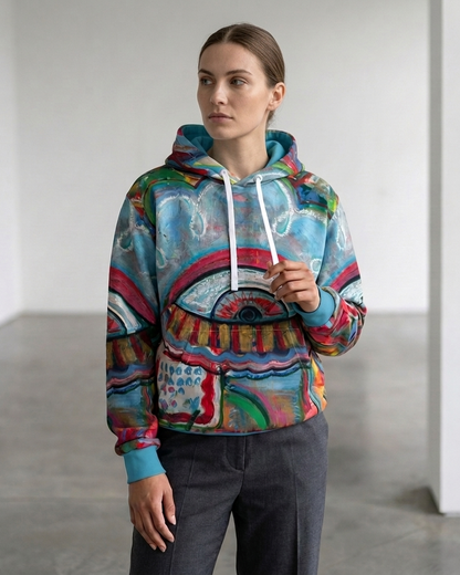 Who Would've Thought Azure Global Hoodie