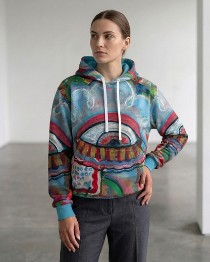 Who Would've Thought Azure Global Hoodie