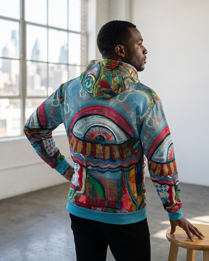 Who Would've Thought Azure Global Hoodie