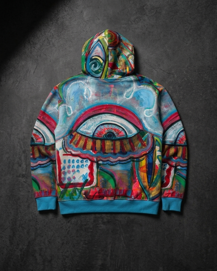 Who Would've Thought Azure Global Hoodie