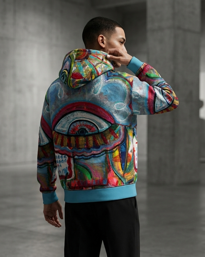 Who Would've Thought Azure Global Hoodie