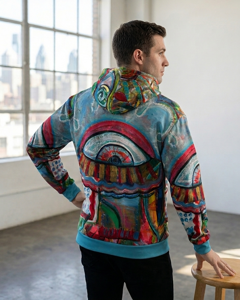 Who Would've Thought Azure Global Hoodie