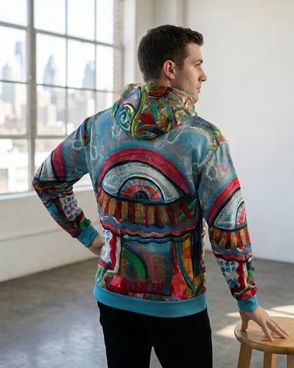 Who Would've Thought Azure Global Hoodie