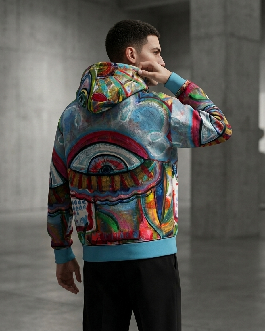 Who Would've Thought Azure Global Hoodie