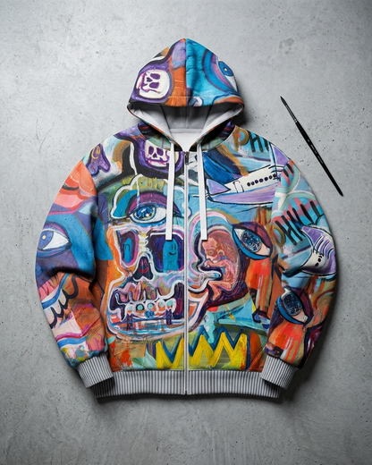 Brotherly Global Zip Hoodie
