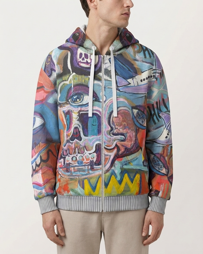 Brotherly Global Zip Hoodie