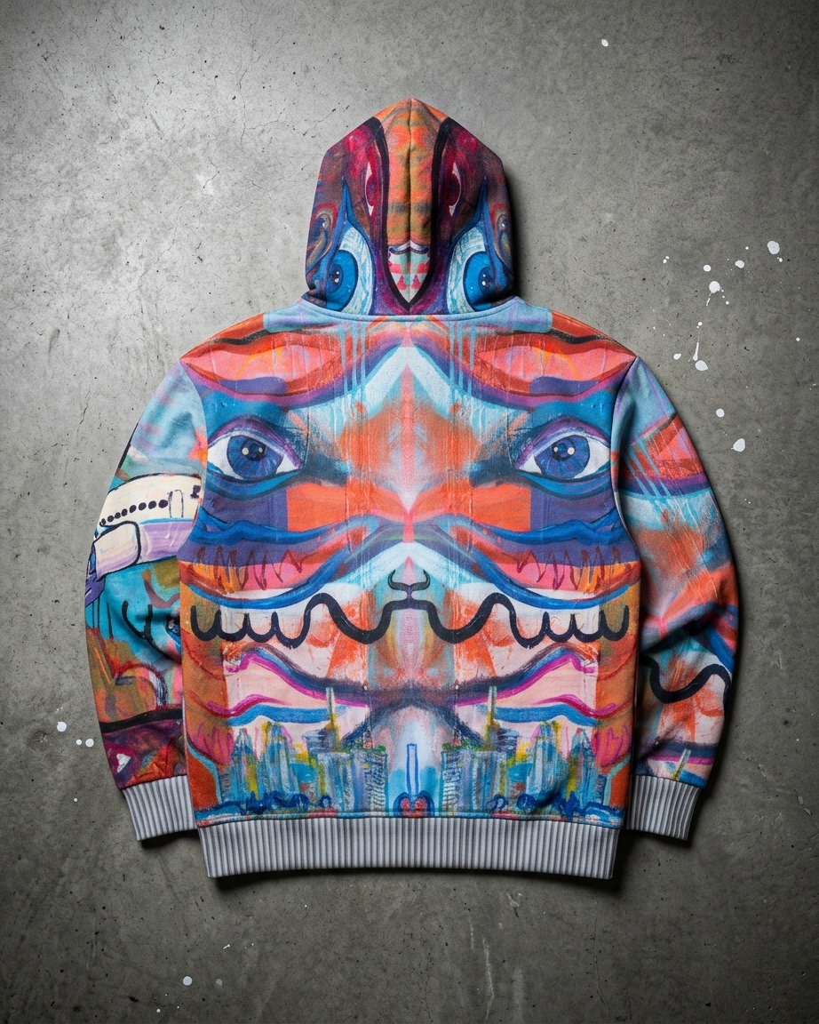 Brotherly Global Zip Hoodie