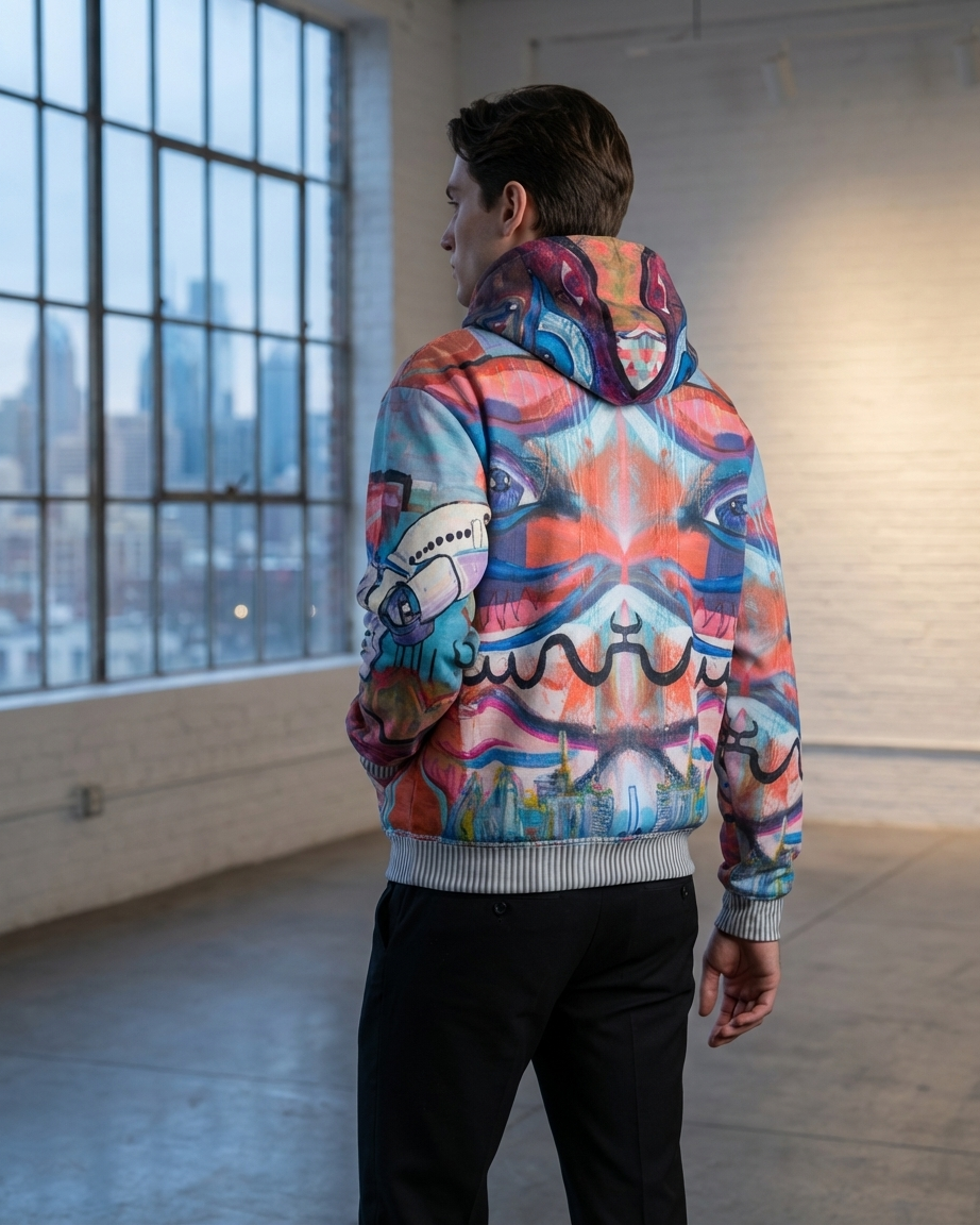 Brotherly Global Zip Hoodie