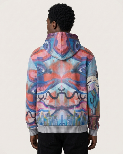 Brotherly Global Zip Hoodie