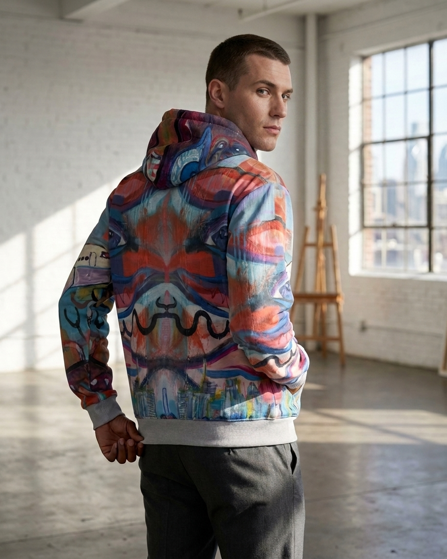 Brotherly Global Zip Hoodie