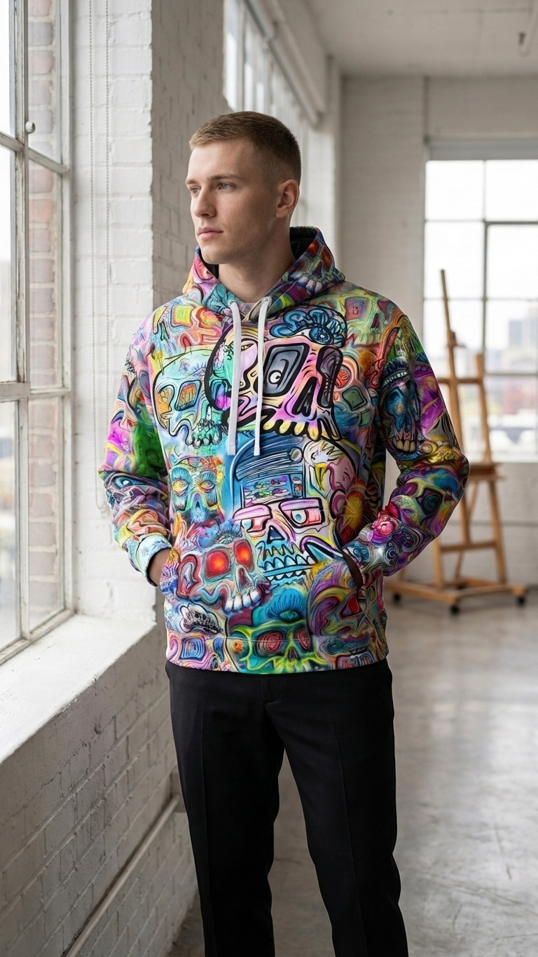 Skull Gravity Global Hoodie