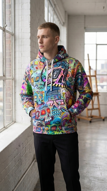 Skull Gravity Global Hoodie