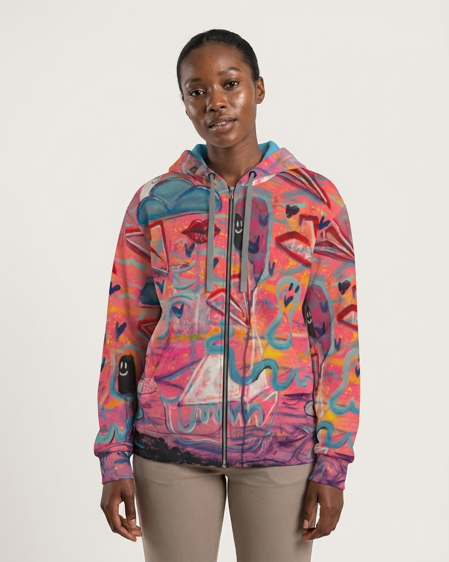 Amour Sature Global Zip Hoodie