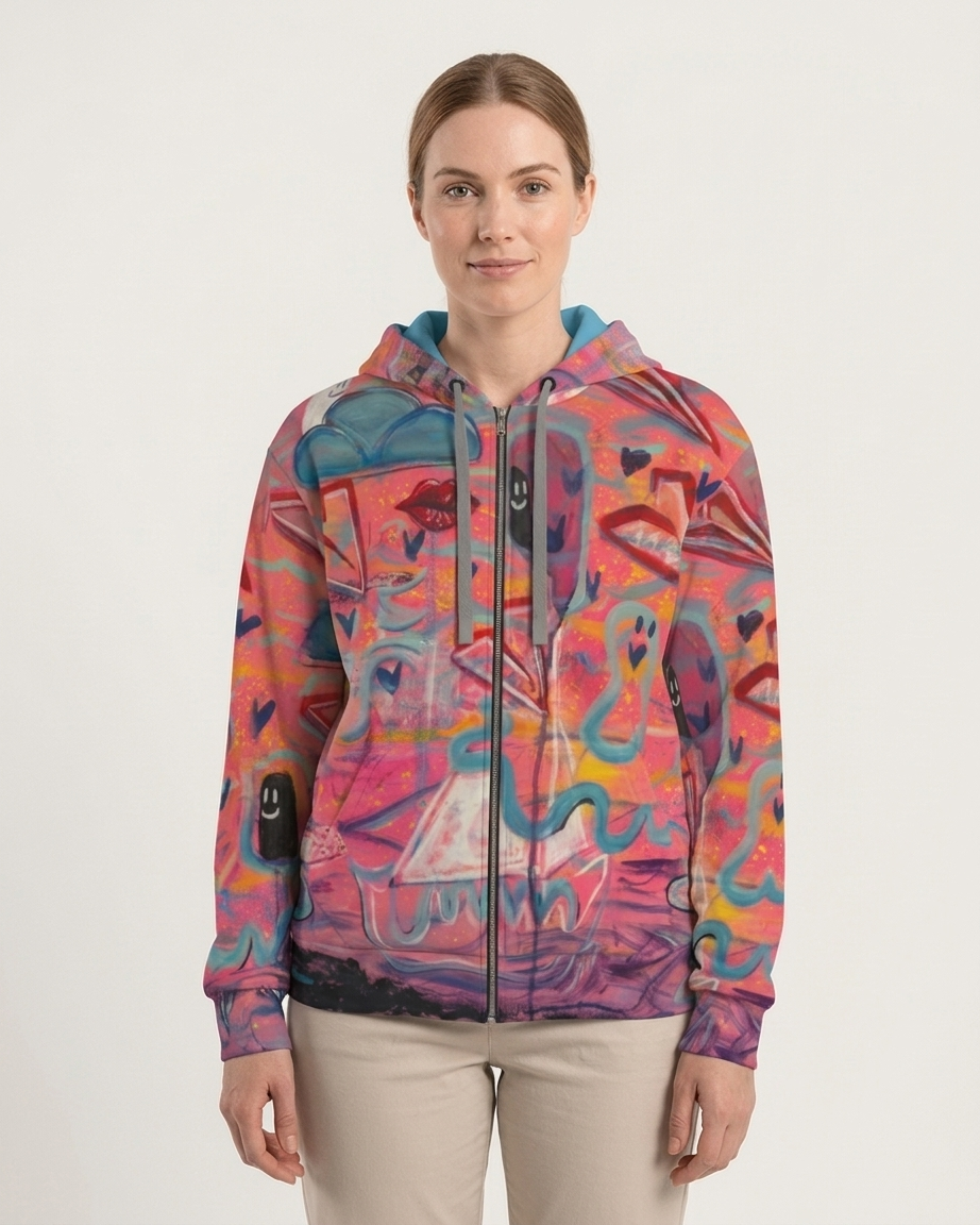 Amour Sature Global Zip Hoodie