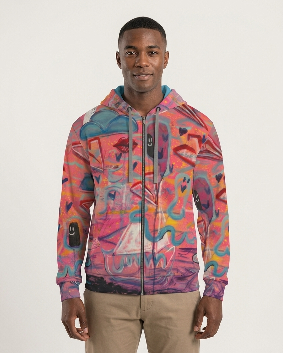 Amour Sature Global Zip Hoodie