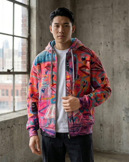 Amour Sature Global Zip Hoodie