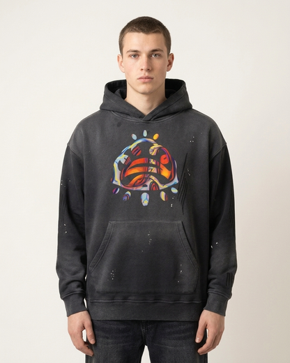 Perihelion Crest Vintage Hoodie