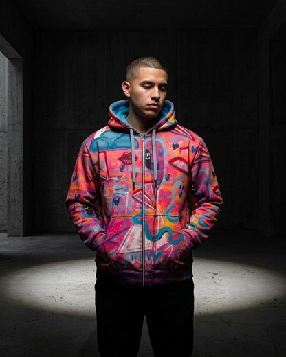Amour Sature Global Zip Hoodie