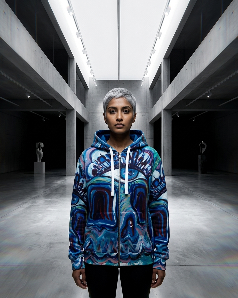 Generative Global Zip Hoodie