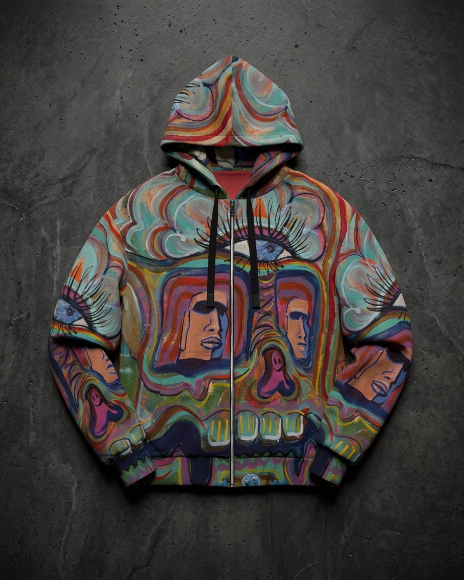 Sacred Origins Global Zip Hoodie