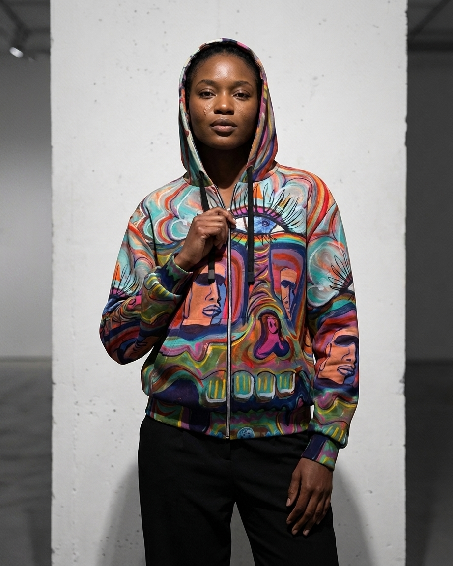 Sacred Origins Global Zip Hoodie