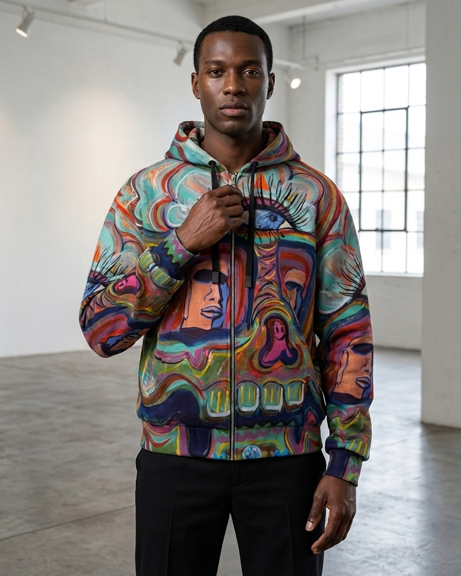 Sacred Origins Global Zip Hoodie
