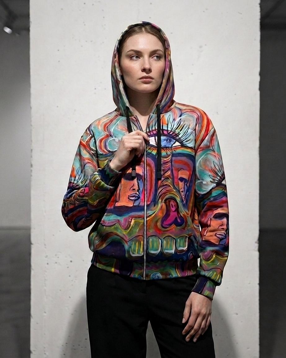 Sacred Origins Global Zip Hoodie