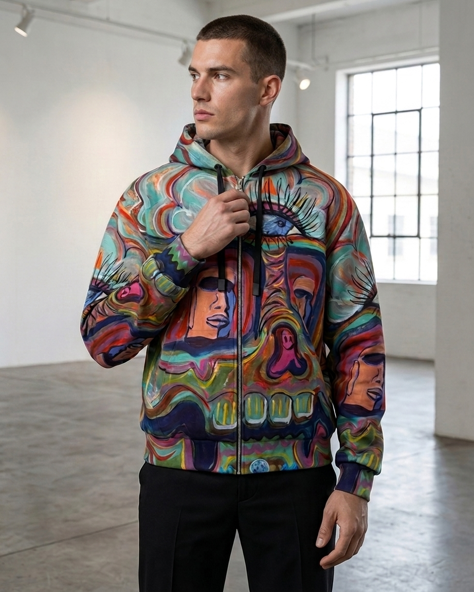 Sacred Origins Global Zip Hoodie