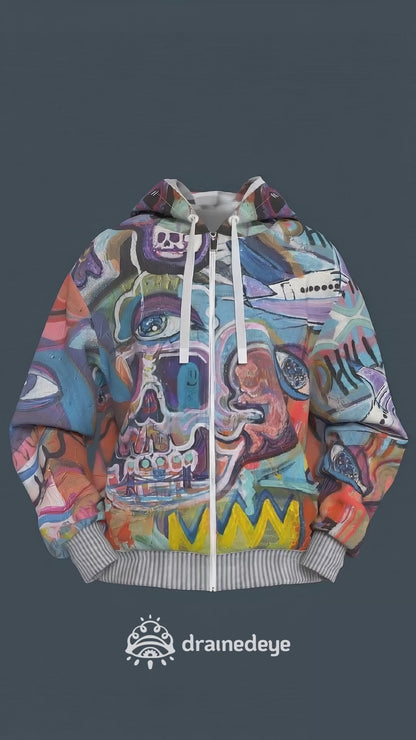 Brotherly Global Zip Hoodie