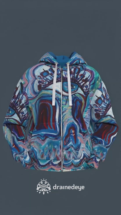 Generative Global Zip Hoodie