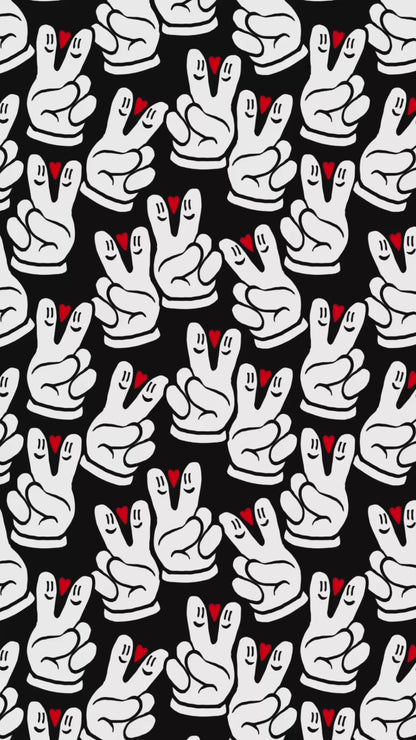 Peace And Love Global Hoodie