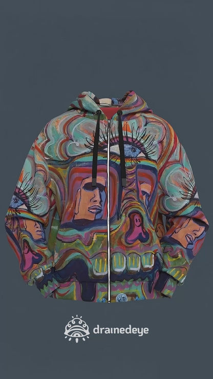 Sacred Origins Global Zip Hoodie