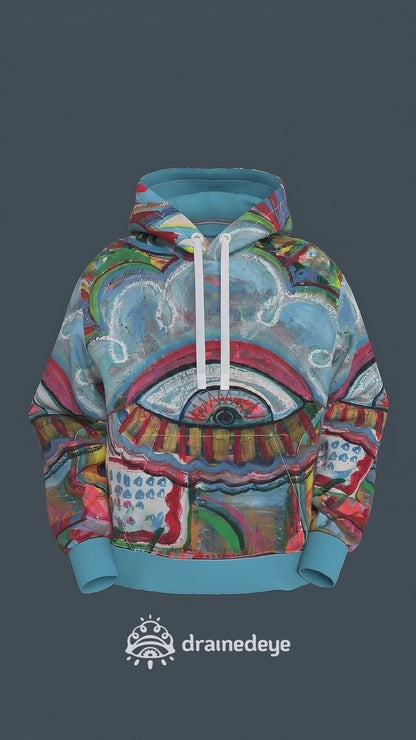 Who Would've Thought Azure Global Hoodie