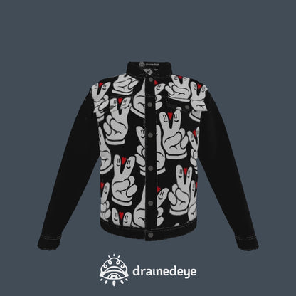 Peace And Love Obsidian Trucker Jacket