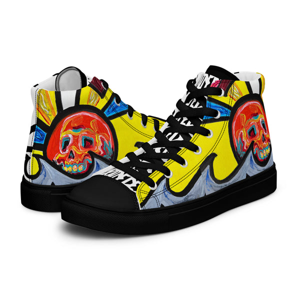 DrainedEye's Endless Summer Women’s High Top Canvas Shoes