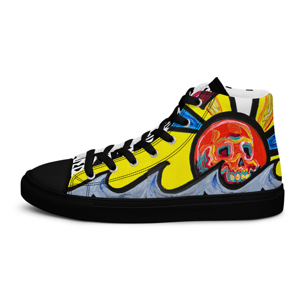 DrainedEye's Endless Summer Women’s High Top Canvas Shoes