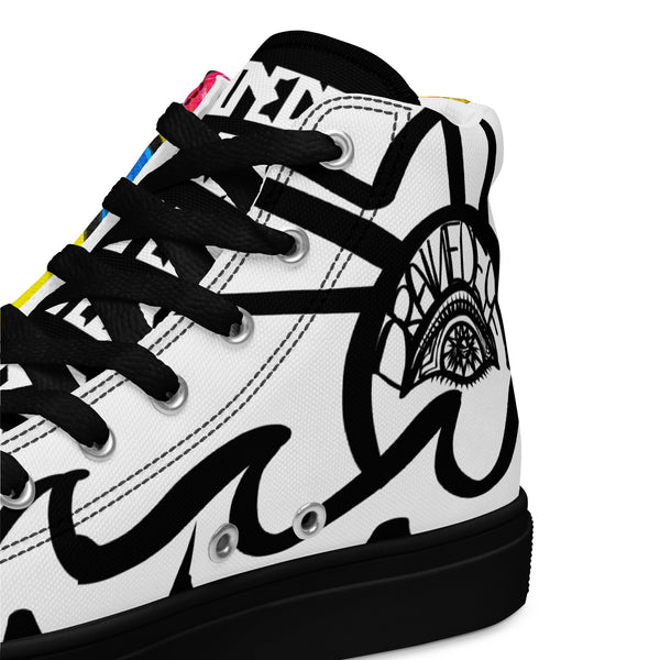 DrainedEye's Endless Summer Women’s High Top Canvas Shoes