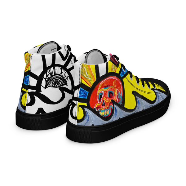 DrainedEye's Endless Summer Women’s High Top Canvas Shoes