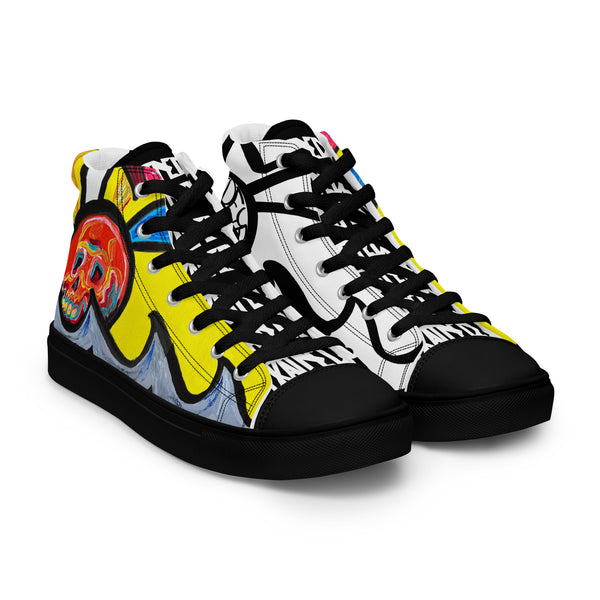 DrainedEye's Endless Summer Women’s High Top Canvas Shoes