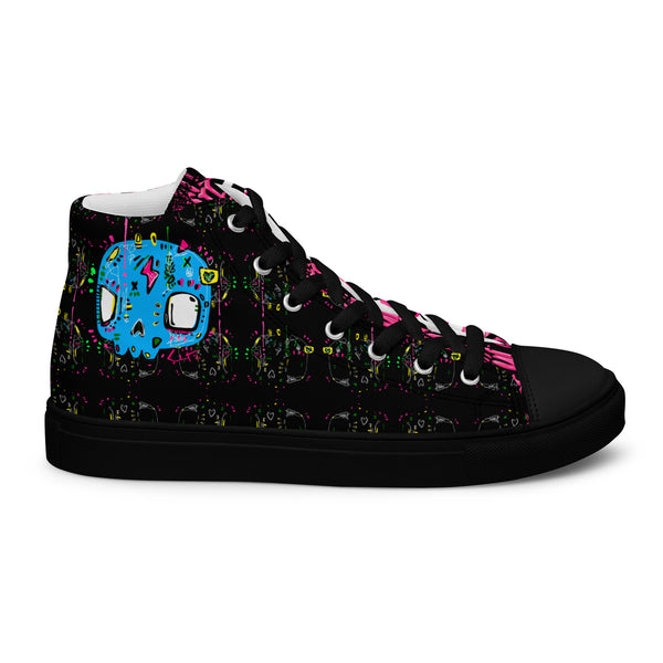 ‘GRATITUDE’ Featuring Sabet Women’s high top canvas shoes