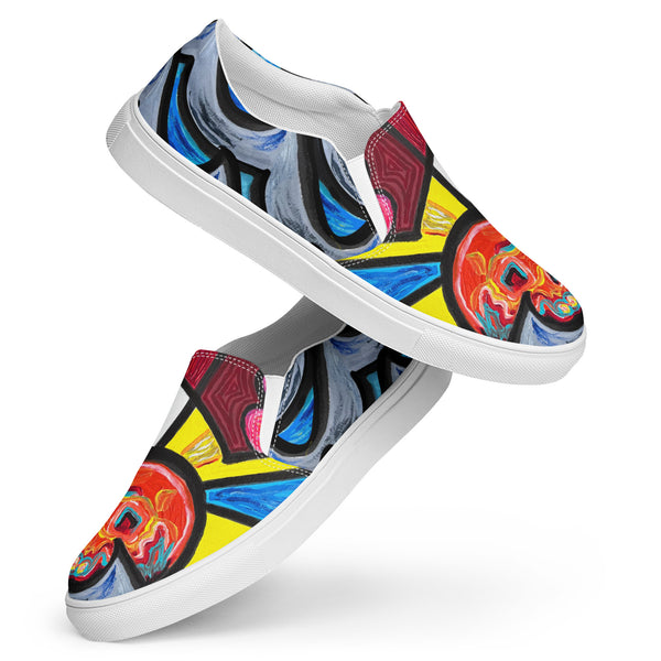 DrainedEye's Endless Summer Women’s Slip-On Canvas Shoes