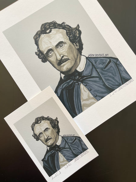 'EDGAR ALLAN POE' Limited Edition Fine Art Giclee Print