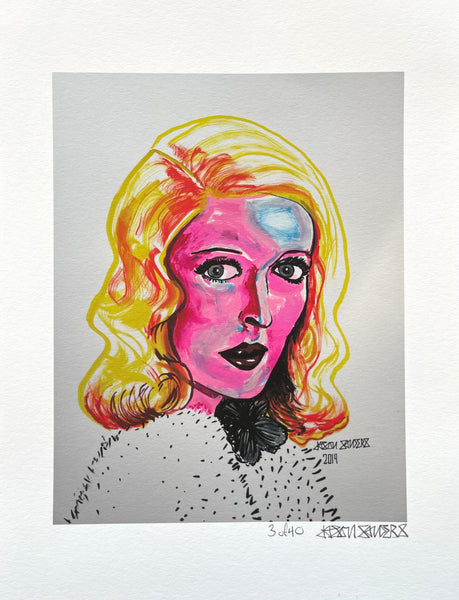 'BETTE DAVIS EYES' Limited Edition Fine Art Giclee Print