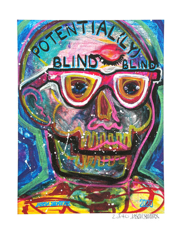'POTENTIALLY BLIND' Limited Edition Fine Art Giclee Print