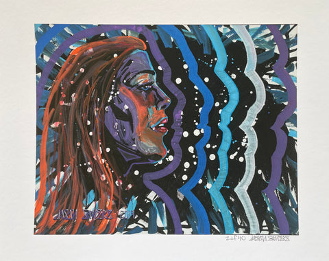 'LIGHT ON' Limited Edition Fine Art Giclee Print Featuring Maggie Rogers