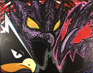 *ORIGINAL SOLD - PRINTS AVAIL* 'FUMIKAGE TOKOYAMI' 11x14" My Hero Academia Anime Painting