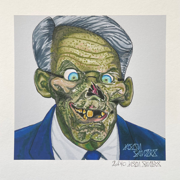 'WAYNE LAPIERRE CRYPTKEEPER' Limited Edition Fine Art Giclee Print