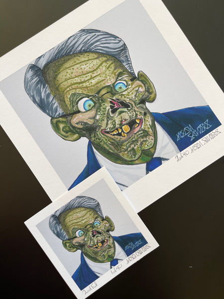 'WAYNE LAPIERRE CRYPTKEEPER' Limited Edition Fine Art Giclee Print