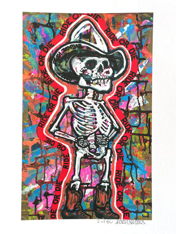 'RIDE OR DIE' Limited Edition Fine Art Giclee Print